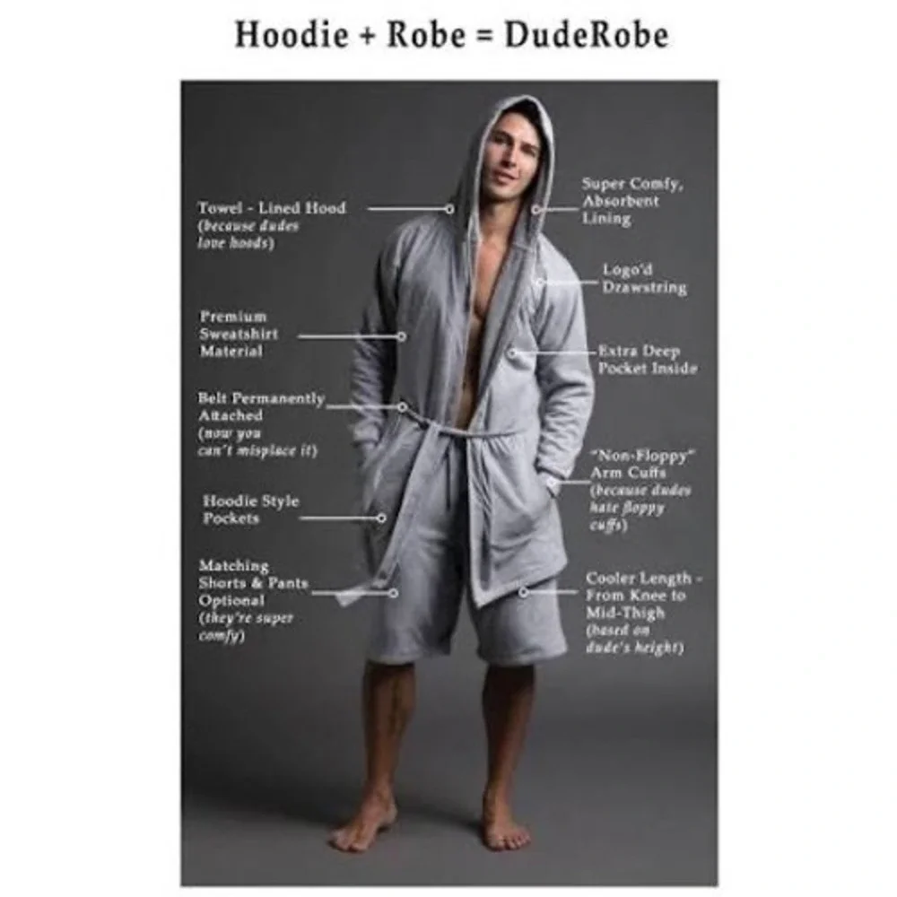 Duderobe gray robe